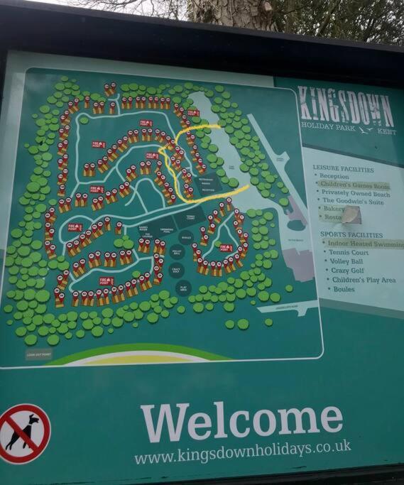 Chalet 95, Kingsdown Park ディール エクステリア 写真